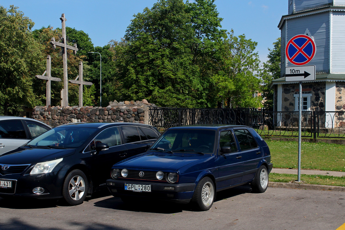 Литва, № GPL 280 — Volkswagen Golf (Typ 19) '83-92