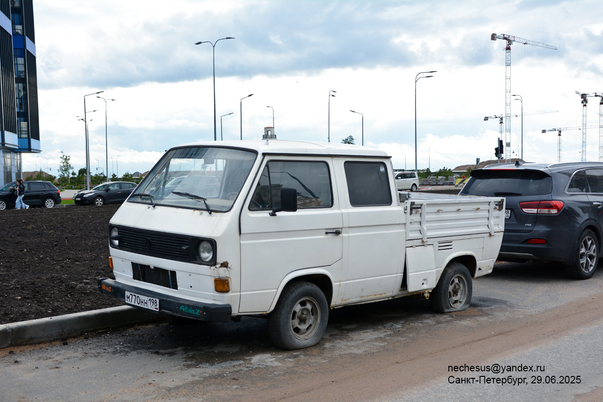 Санкт-Петербург, № М 770 НН 198 — Volkswagen (T3) Doppelkabine '79-92