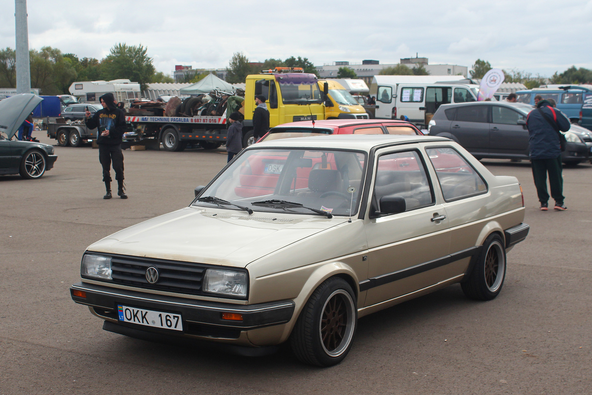 Литва, № OKK 167 — Volkswagen Jetta Mk2 (Typ 16) '84-92; Литва — Retro mugė 2025 ruduo