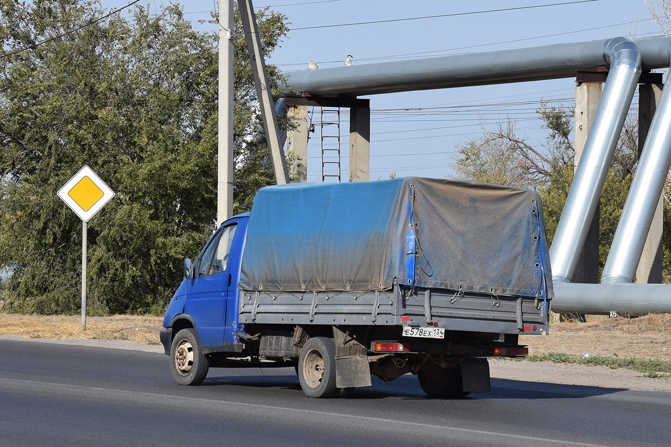 Волгоградская область, № Е 578 ЕХ 134 — ГАЗ-33021 ГАЗель '94-03