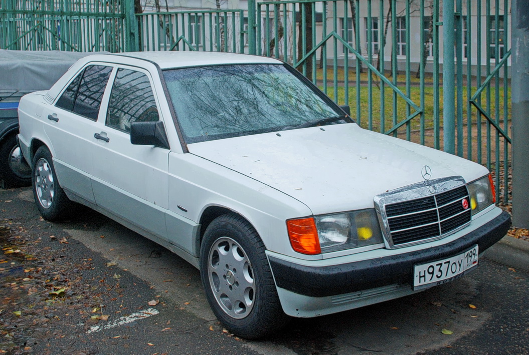 Москва, № Н 937 ОУ 199 — Mercedes-Benz 190 (W201) '82-93
