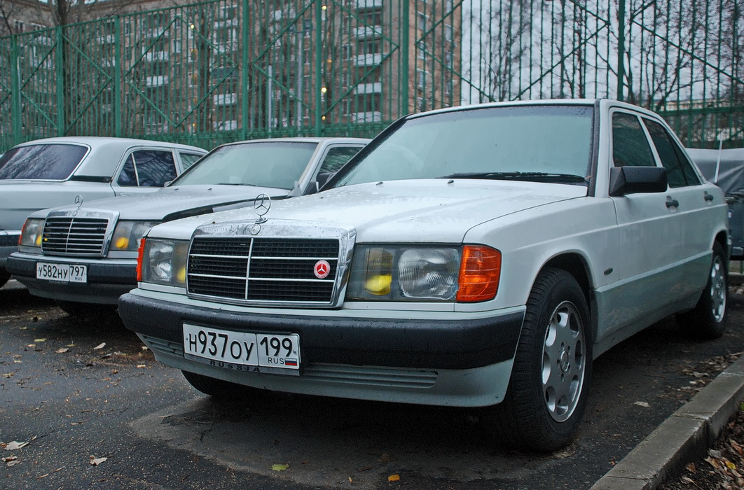 Москва, № Н 937 ОУ 199 — Mercedes-Benz 190 (W201) '82-93
