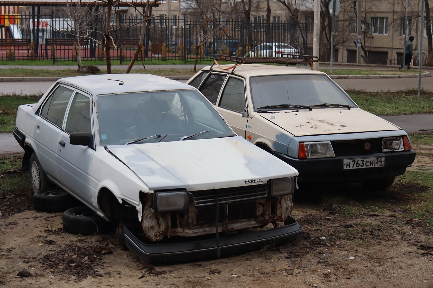 Волгоградская область, № (34) Б/Н 0078 — Toyota Carina II (T150) '84-88; Волгоградская область, № Н 763 СН 34 — ВАЗ-2109 '87-93