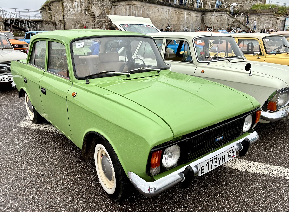 Красноярский край, № В 173 УН 124 — Москвич-412ИЭ-028 (Иж) '82-01; Санкт-Петербург — Ежегодный праздник "День Москвича"
