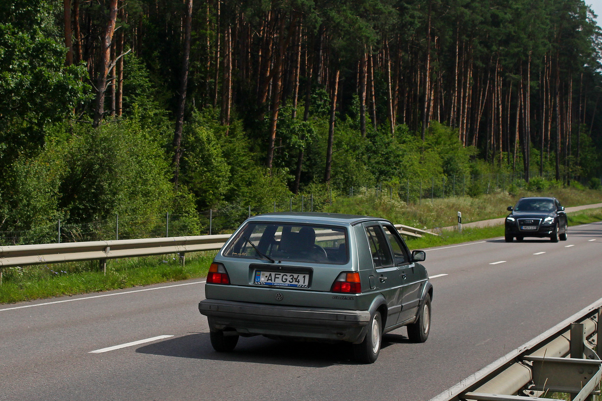 Литва, № AFG 341 — Volkswagen Golf (Typ 19) '83-92