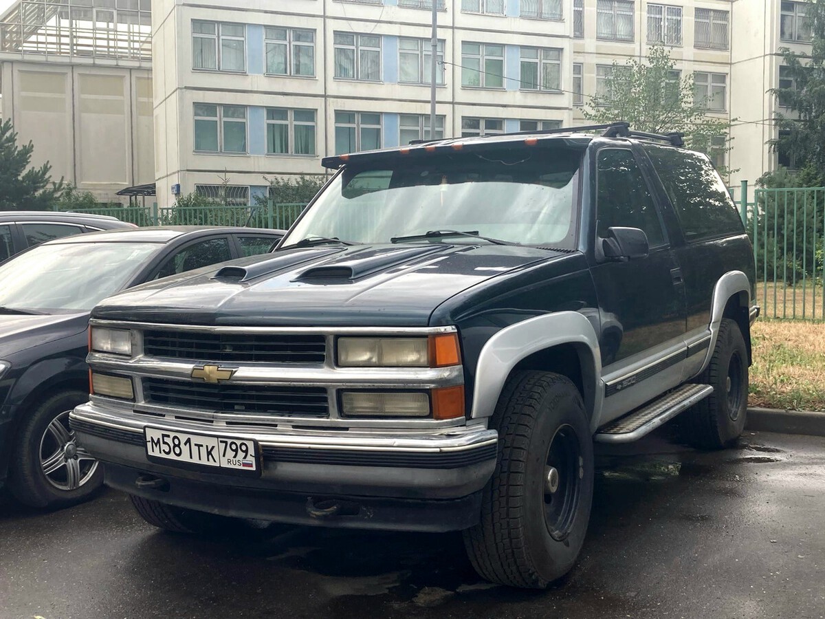 Москва, № М 581 ТК 799 — Chevrolet Tahoe (1G) '92-99