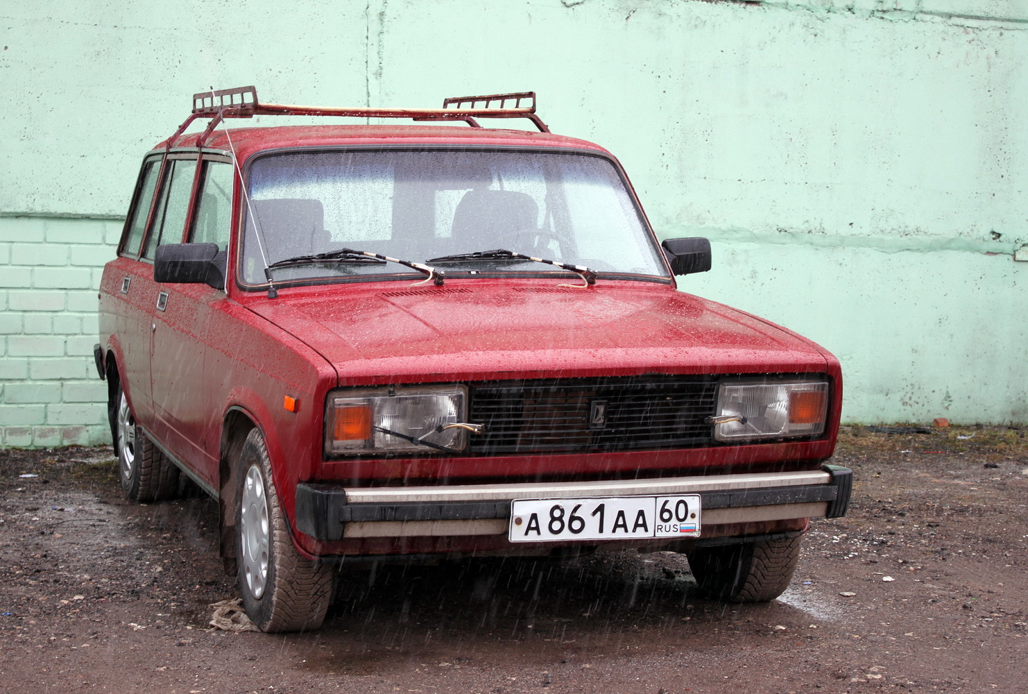 Псковская область, № А 861 АА 60 — ВАЗ-2104 Жигули '84-91