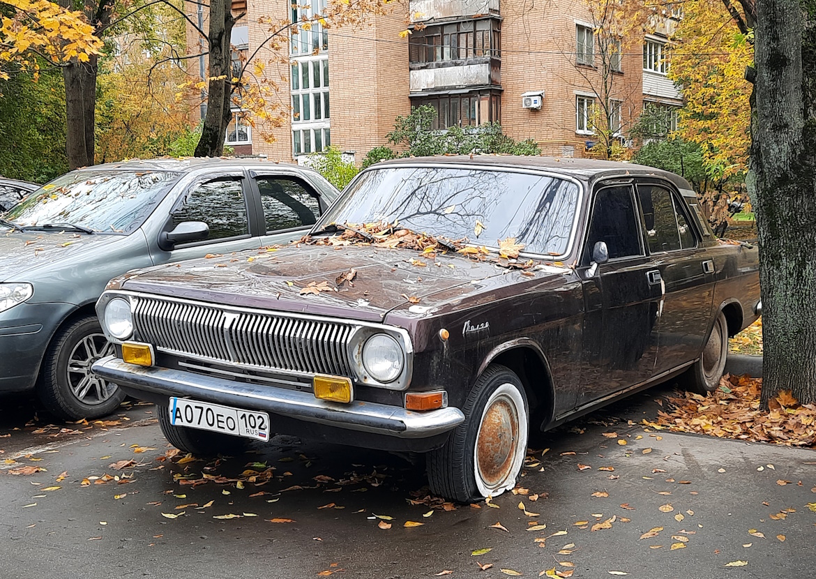 Москва, № А 070 ЕО 102 — ГАЗ-24-10 Волга '85-92; Башкортостан — Вне региона