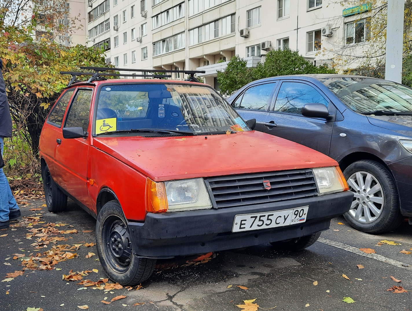 Московская область, № Е 755 СУ 90 — ЗАЗ-1102 Таврия '87-07