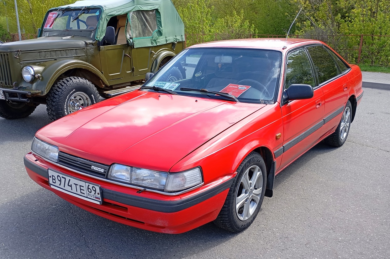 Тверская область, № В 974 ТЕ 69 — Mazda 626 (GD/GV) '87-97; Тверская область — Открытие сезона 2025 Ретро-клуба Калинин
