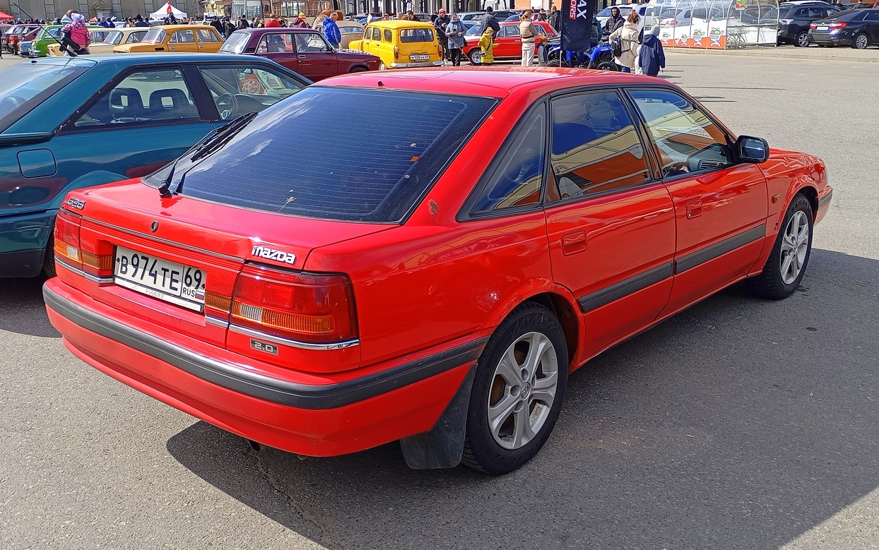 Тверская область, № В 974 ТЕ 69 — Mazda 626 (GD/GV) '87-97; Тверская область — Открытие сезона 2025 Ретро-клуба Калинин