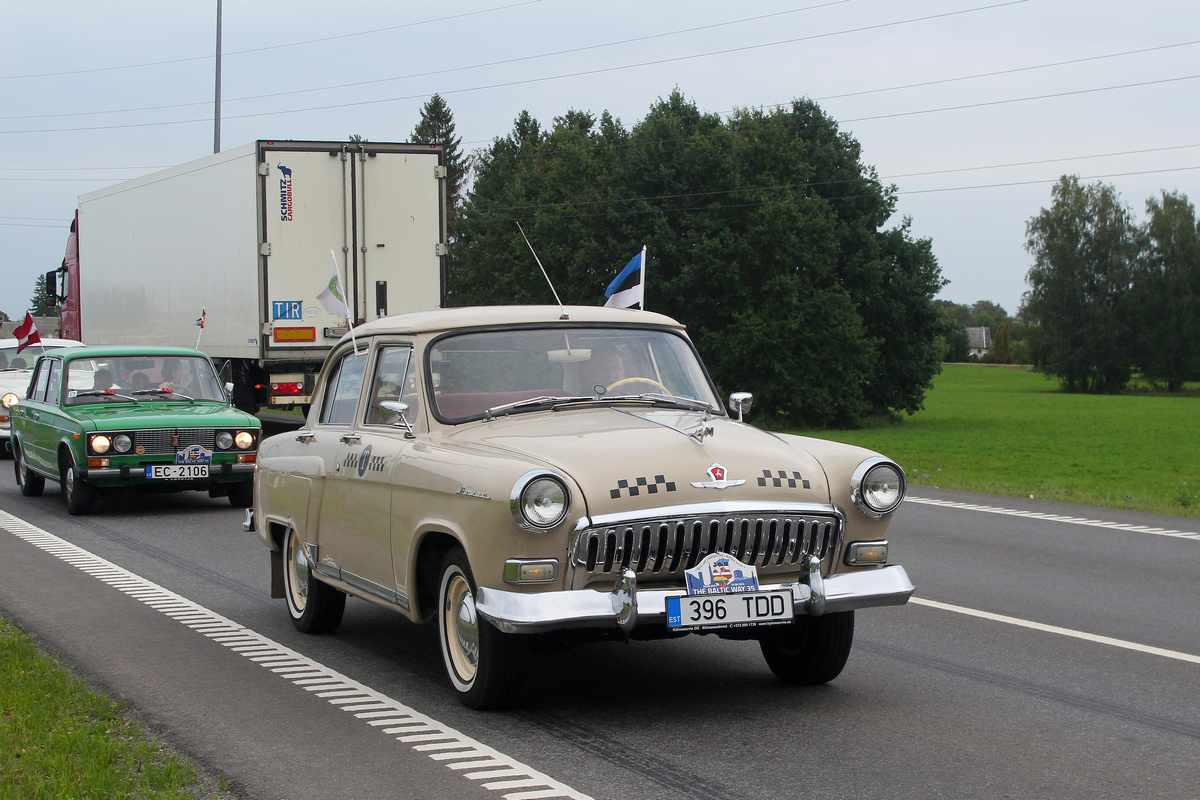 Эстония, № 396 TDD — ГАЗ-М-21И Волга '58-62; Литва — Baltijos kelias 35