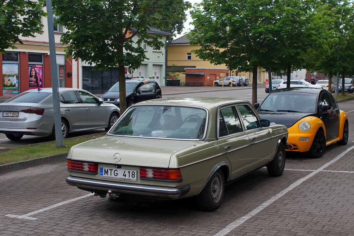Литва, № MTG 418 — Mercedes-Benz (W123) '76-86