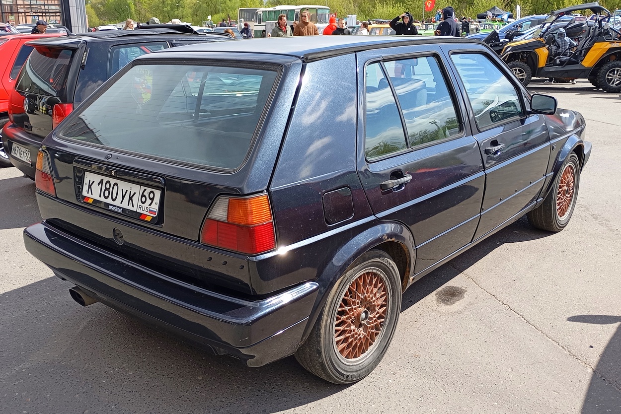 Тверская область, № К 180 УК 69 — Volkswagen Golf (Typ 19) '83-92; Тверская область — Открытие сезона 2025 Ретро-клуба Калинин