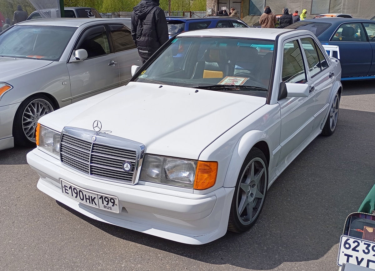 Москва, № Е 190 НК 199 — Mercedes-Benz 190 (W201) '82-93; Тверская область — Открытие сезона 2025 Ретро-клуба Калинин