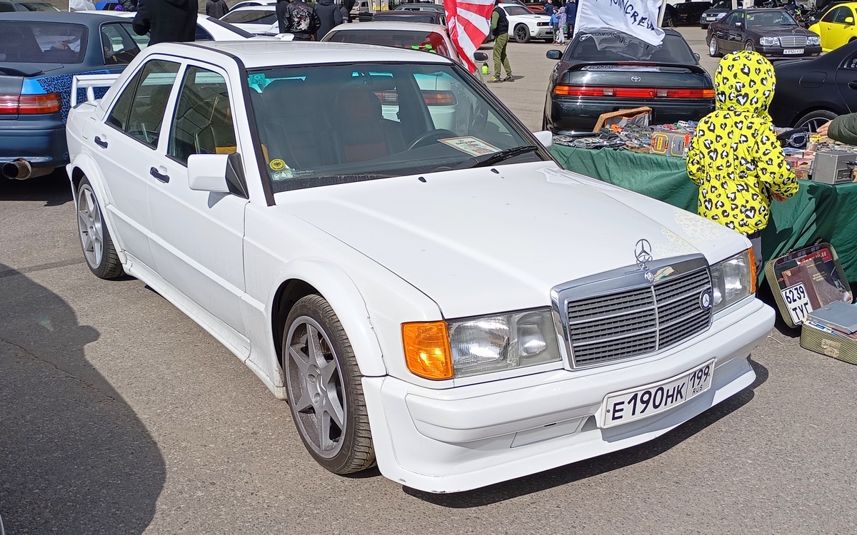 Москва, № Е 190 НК 199 — Mercedes-Benz 190 (W201) '82-93; Тверская область — Открытие сезона 2025 Ретро-клуба Калинин