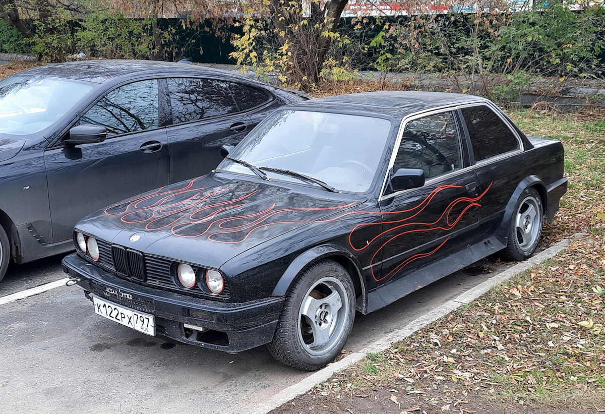 Москва, № К 122 РХ 797 — BMW 3 Series Coupe (E30) '82-91