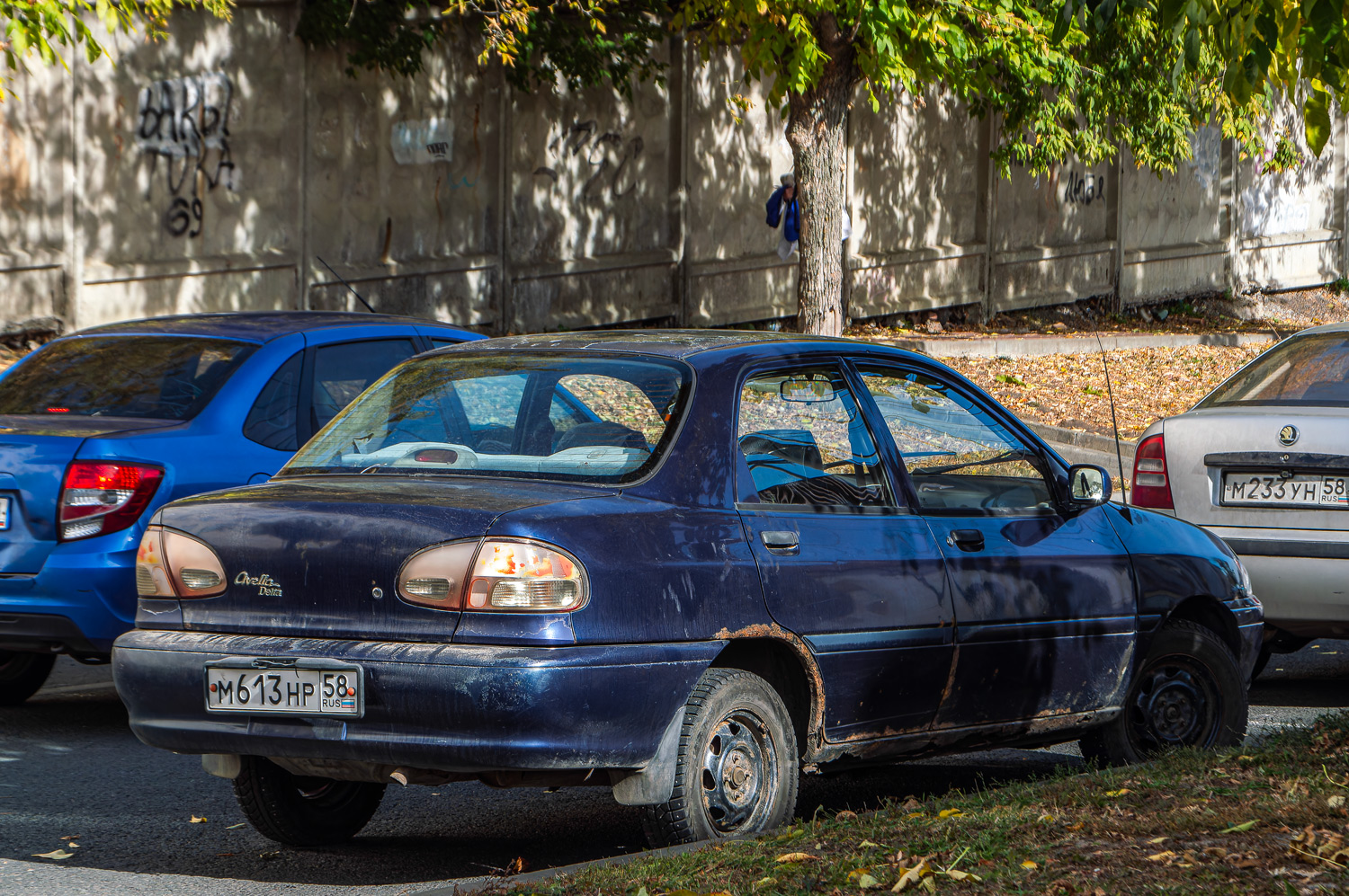 Пензенская область, № М 613 НР 58 — Kia Avella (WB) '94-00