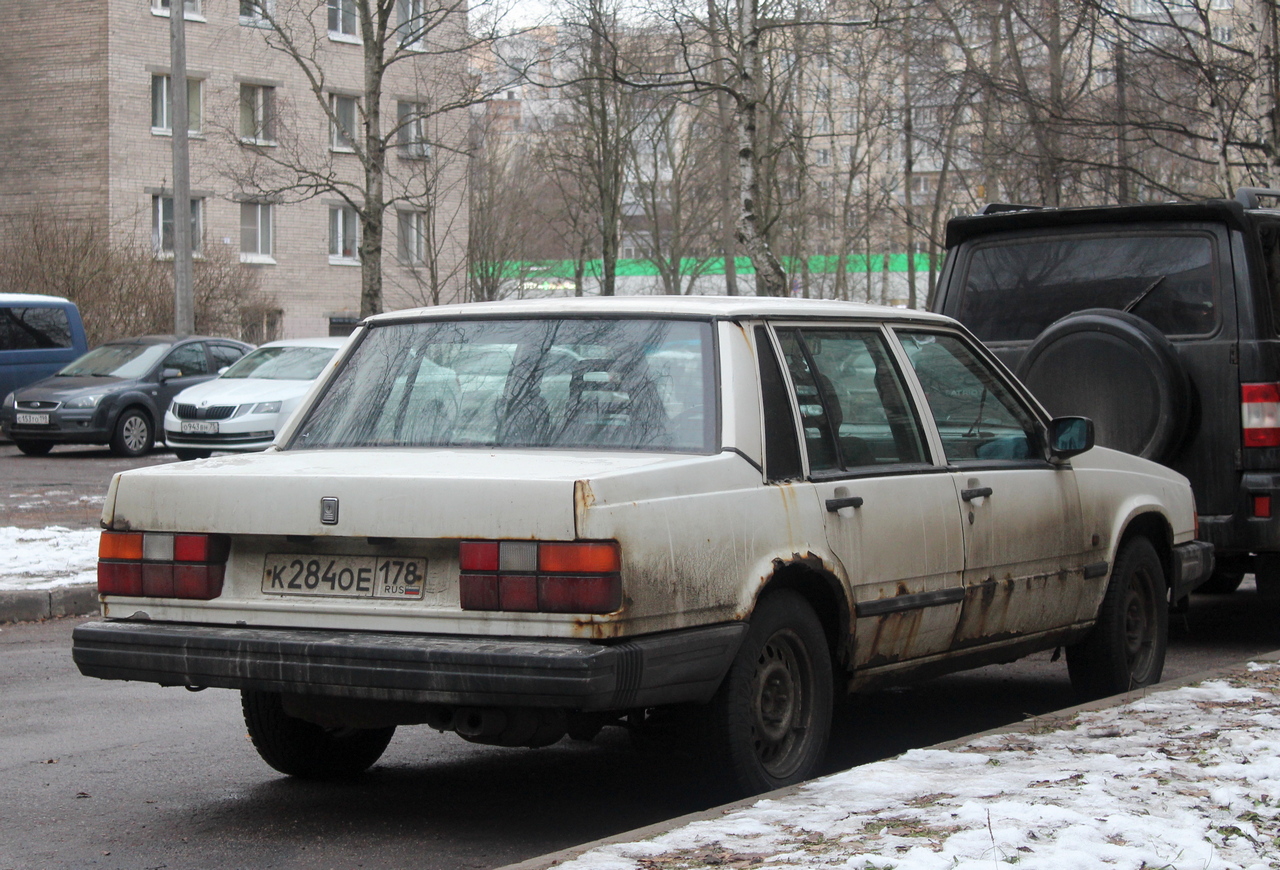 Санкт-Петербург, № К 284 ОЕ 178 — Volvo 740 '84-92