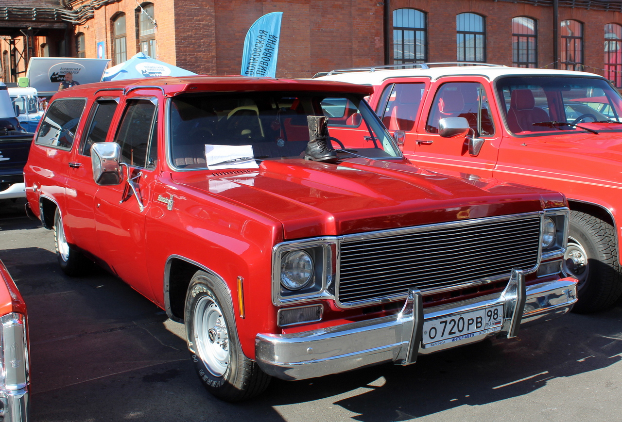 Санкт-Петербург, № О 720 РВ 98 — Chevrolet Suburban (7G) '73-91; Санкт-Петербург — Ежегодная выставка классических и кастомных автомобилей и мотоциклов "Original Meet"