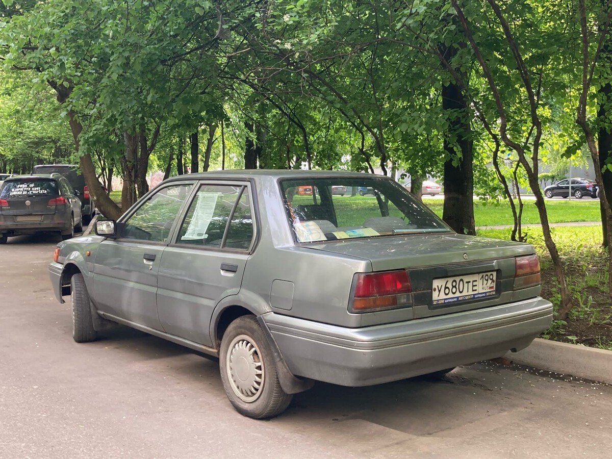 Москва, № У 680 ТЕ 199 — Nissan Sunny (N13) '86-90