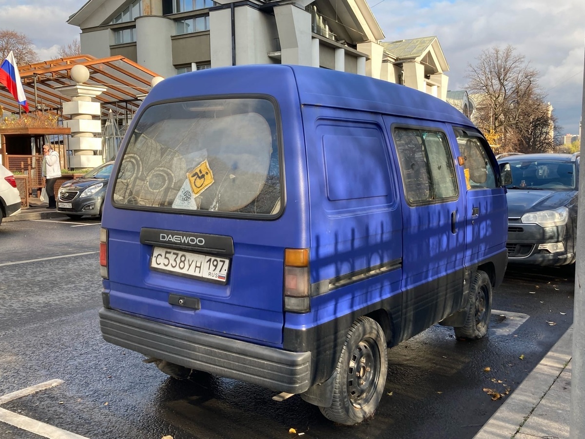 Москва, № С 538 УН 197 — Daewoo Damas '91-05