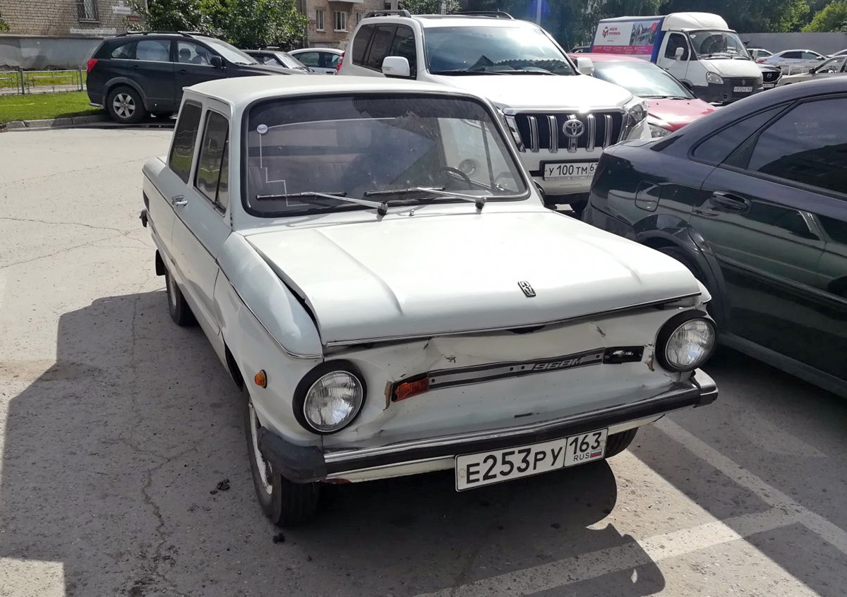 Самарская область, № Е 253 РУ 163 — ЗАЗ-968М Запорожец '79-94