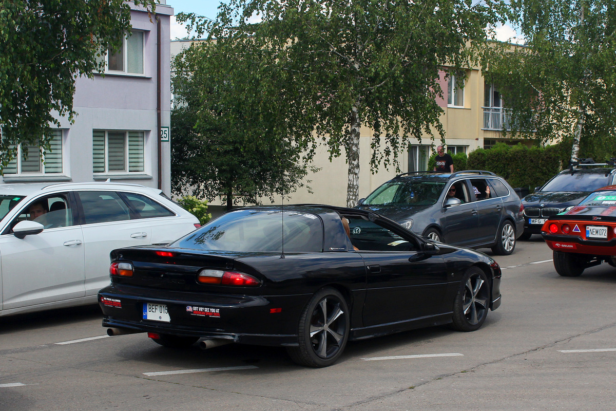 Литва, № BEF 015 — Chevrolet Camaro (4G) '92-97; Литва — American Spirit 2025