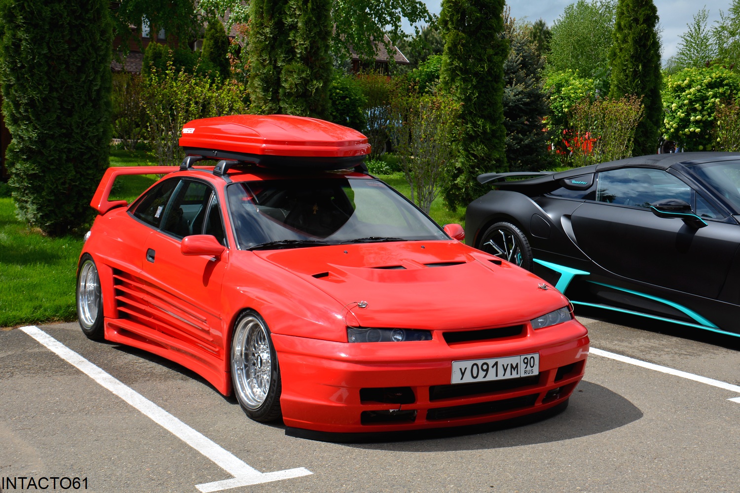 Краснодарский край, № У 091 УМ 90 — Opel Calibra '89-97; Краснодарский край — Выставка "Гонка времени"-2025