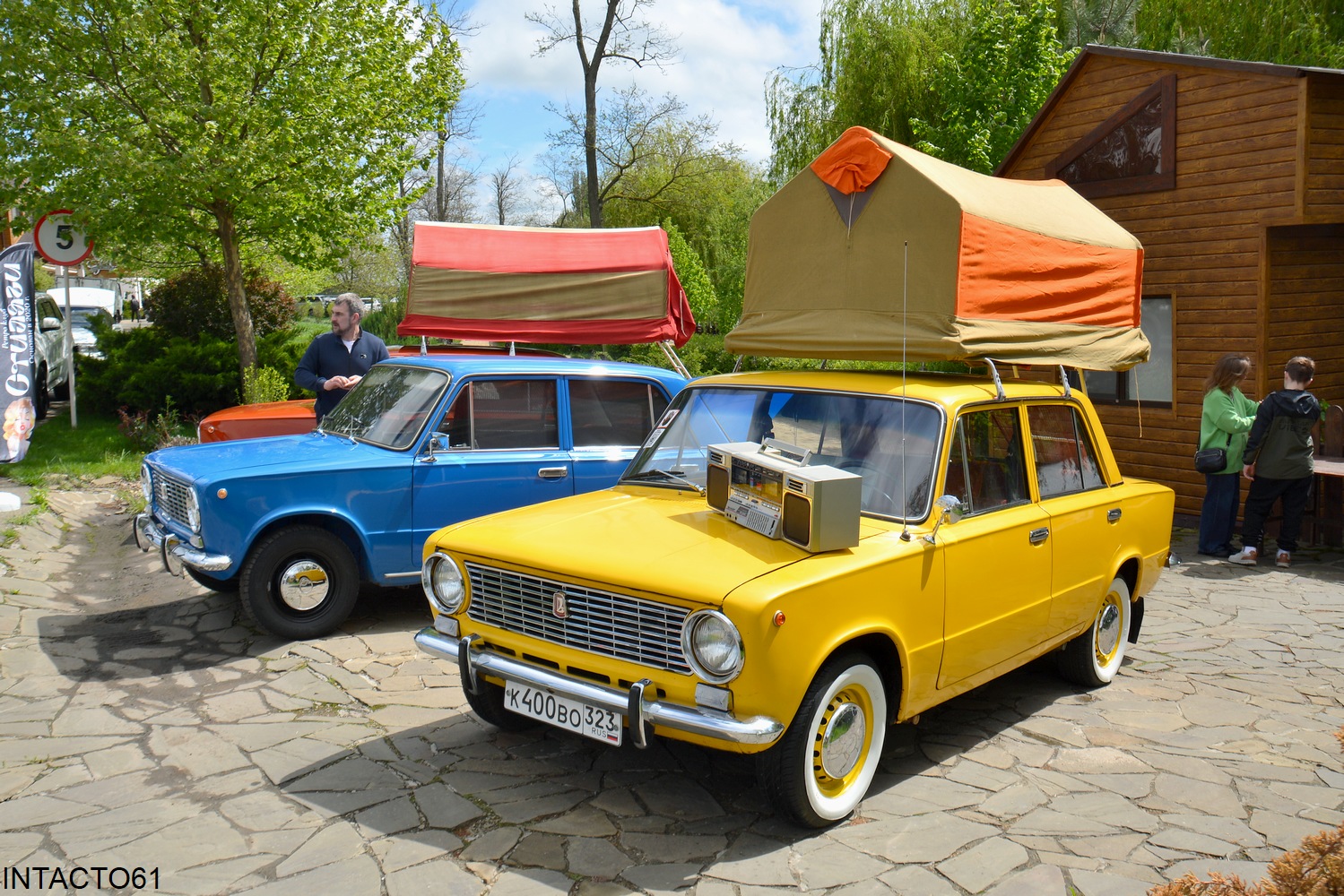 Краснодарский край, № К 400 ВО 323 — ВАЗ-2101 Жигули '70-83; Краснодарский край — Выставка "Гонка времени"-2025