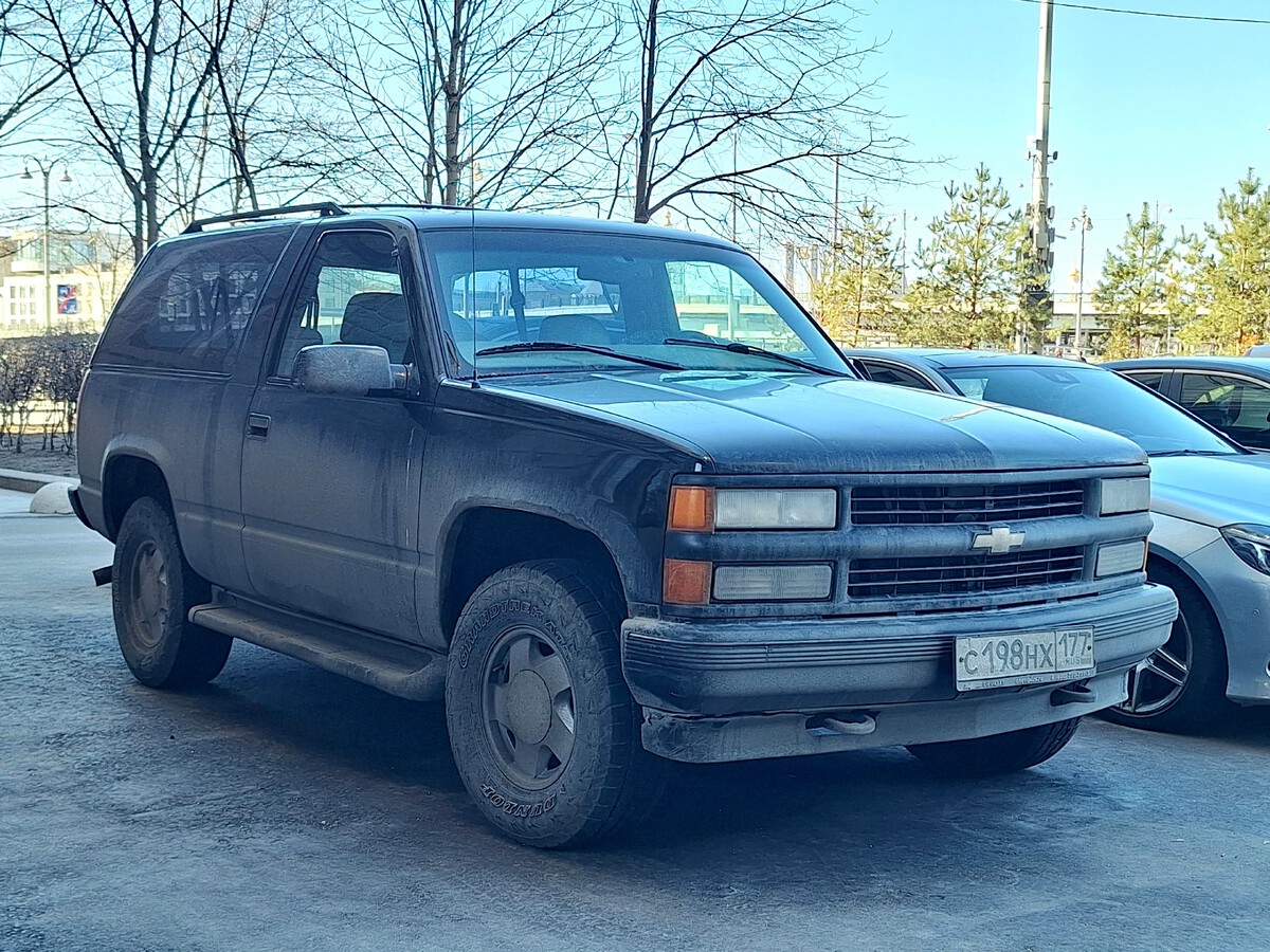 Москва, № С 198 НХ 177 — Chevrolet Tahoe (1G) '92-99