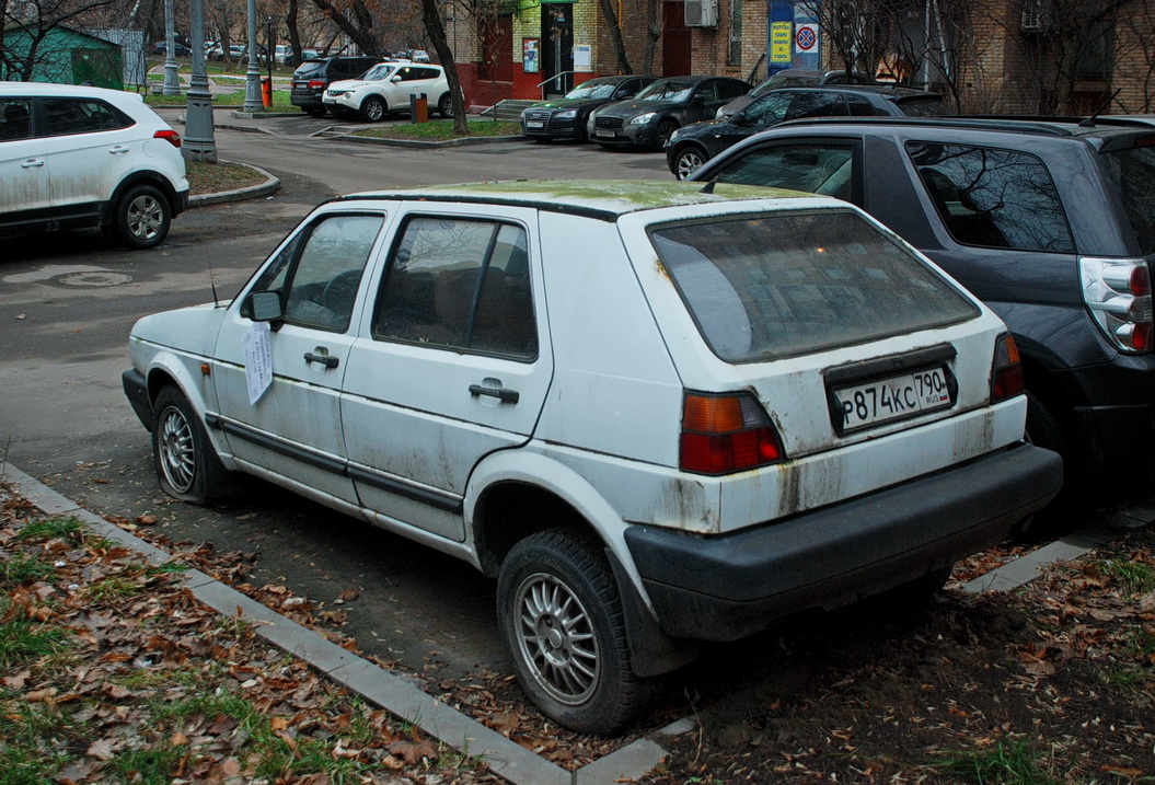 Московская область, № Р 874 КС 790 — Volkswagen Golf (Typ 19) '83-92