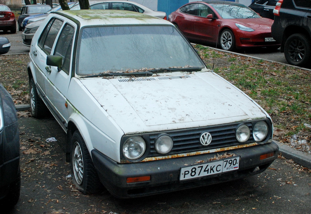 Московская область, № Р 874 КС 790 — Volkswagen Golf (Typ 19) '83-92