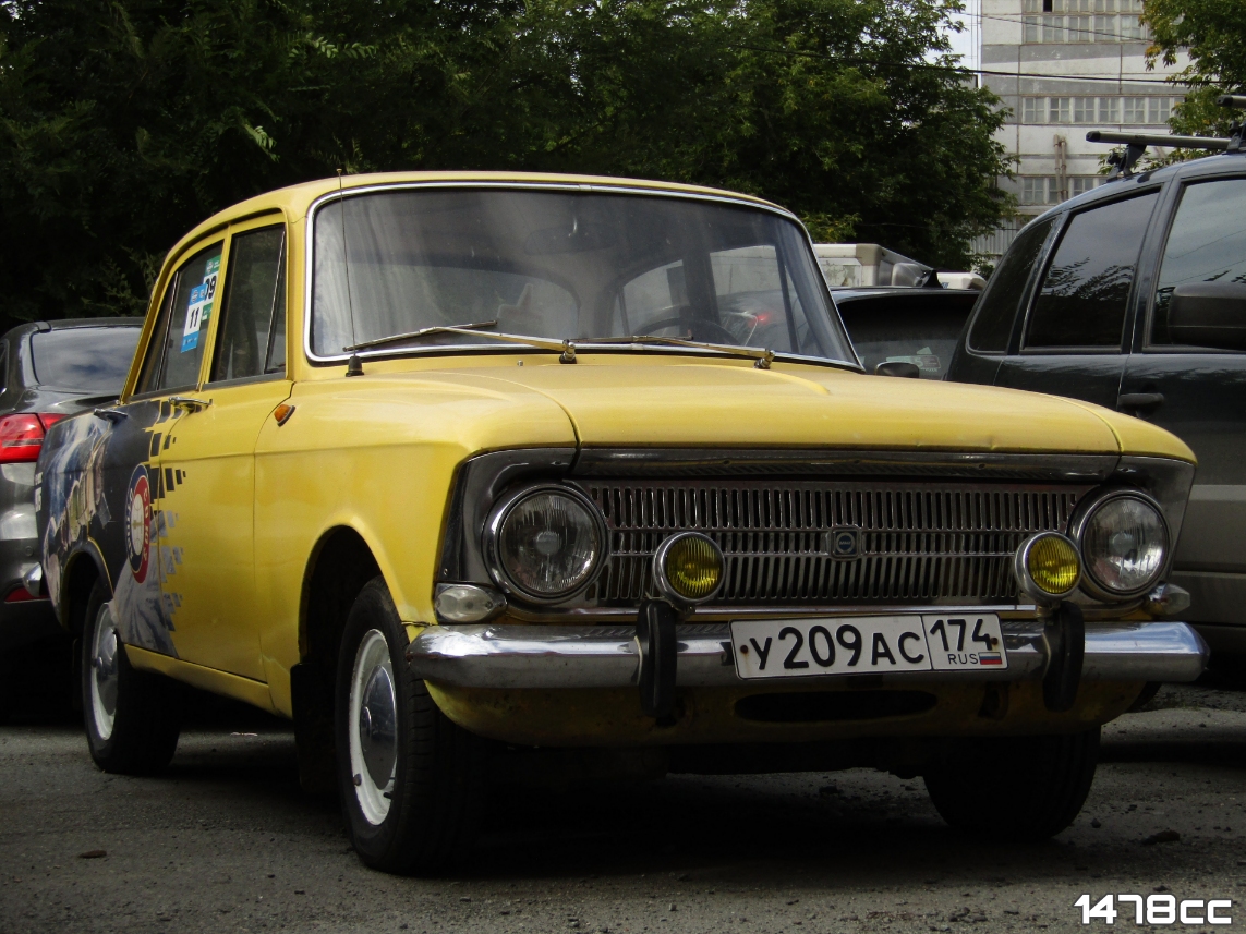 Челябинская область, № У 209 АС 174 — Москвич-412ИЭ (Иж) '70-82