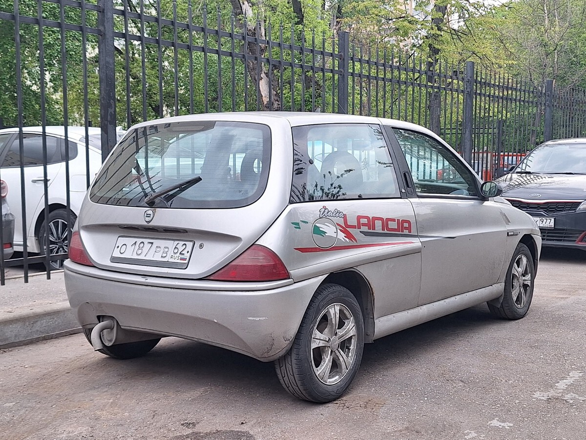 Рязанская область, № О 187 РВ 62 — Lancia Ypsilon '95-00
