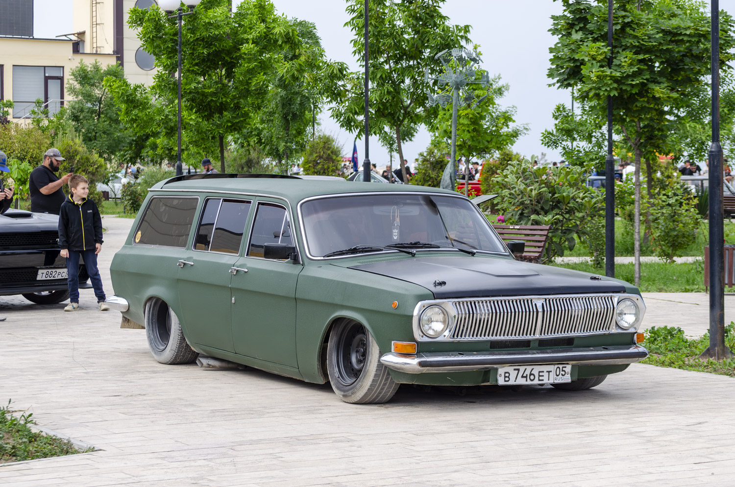 Дагестан, № В 746 ЕТ 05 — ГАЗ-24-02 Волга '72-87; Дагестан — Мотор-шоу "Самовар" (Дербент 2023 г.)