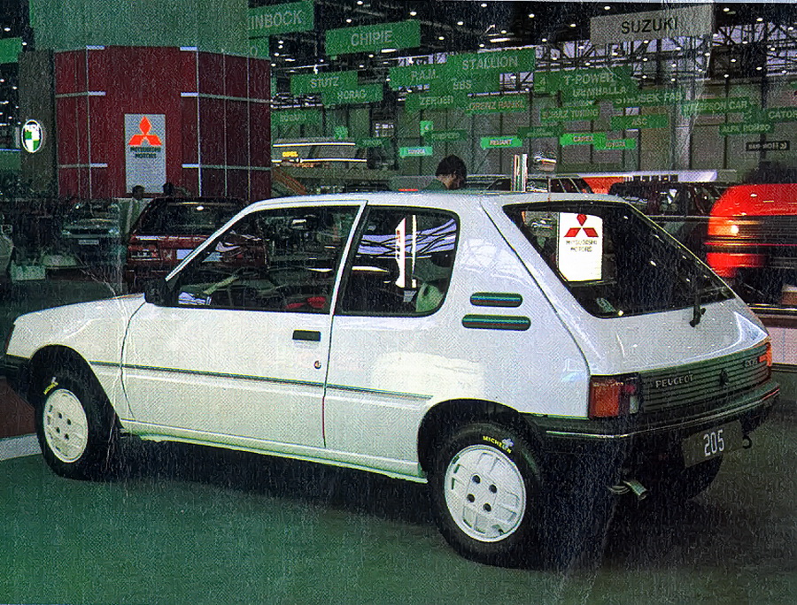 Франция, № (FR) U/N 0014 — Peugeot 205 '83-98; Исторические фотографии (до 2000 года) (Швейцария)