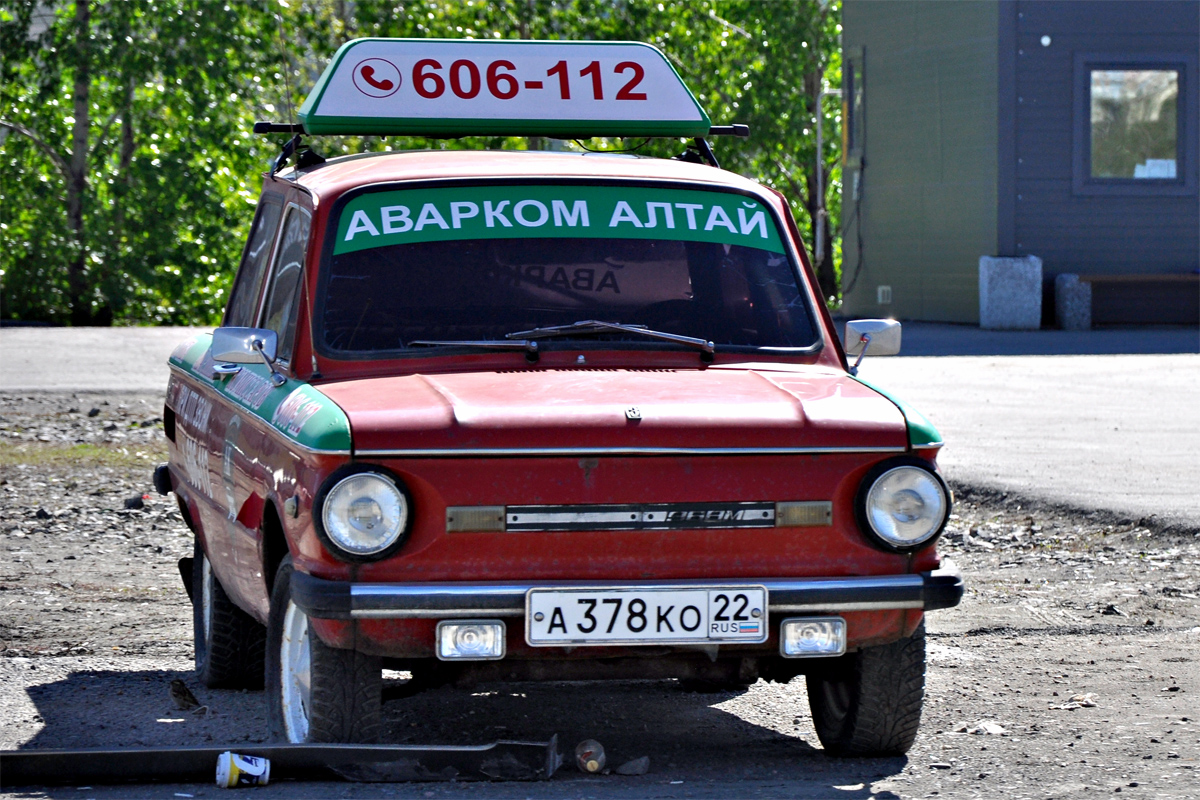Алтайский край, № А 378 КО 22 — ЗАЗ-968М Запорожец '79-94