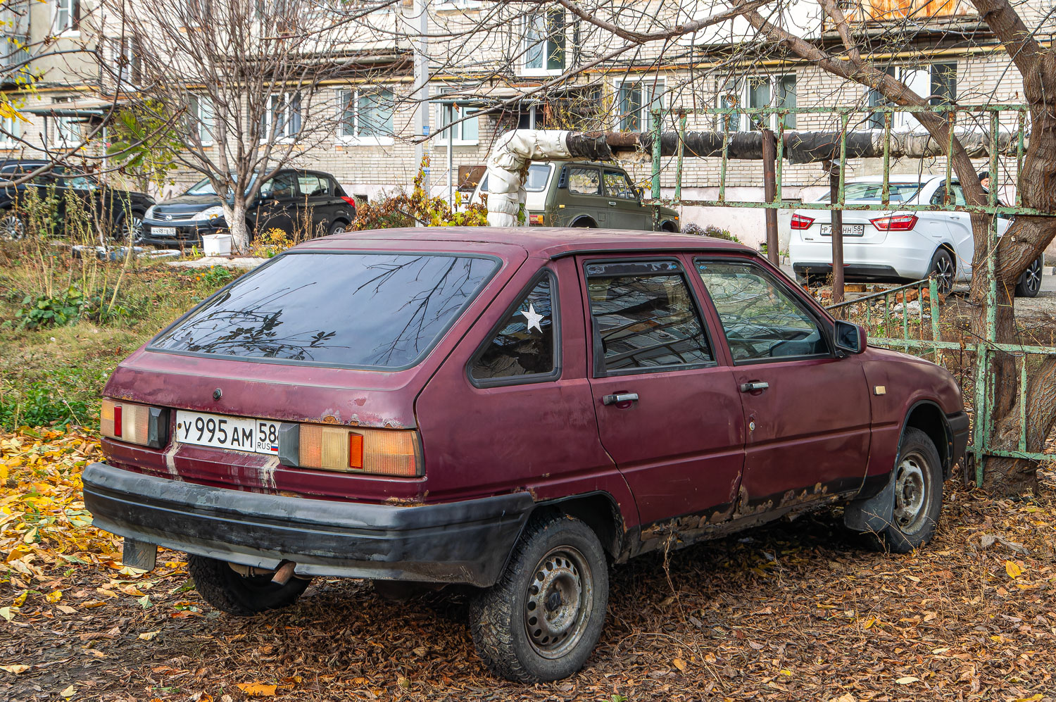 Пензенская область, № У 995 АМ 58 — Иж-2126-030 '98-05
