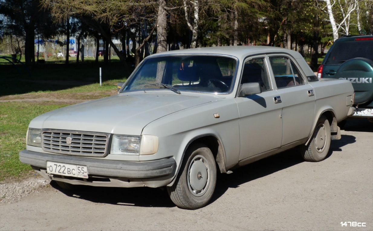 Омская область, № О 722 ВС 55 — ГАЗ-31029 Волга '92-97
