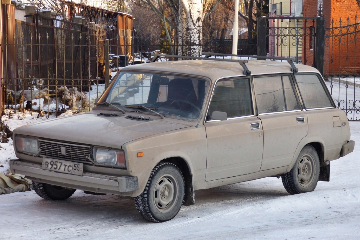 Омская область, № В 957 ТС 55 — ВАЗ-2104 Жигули '84-91