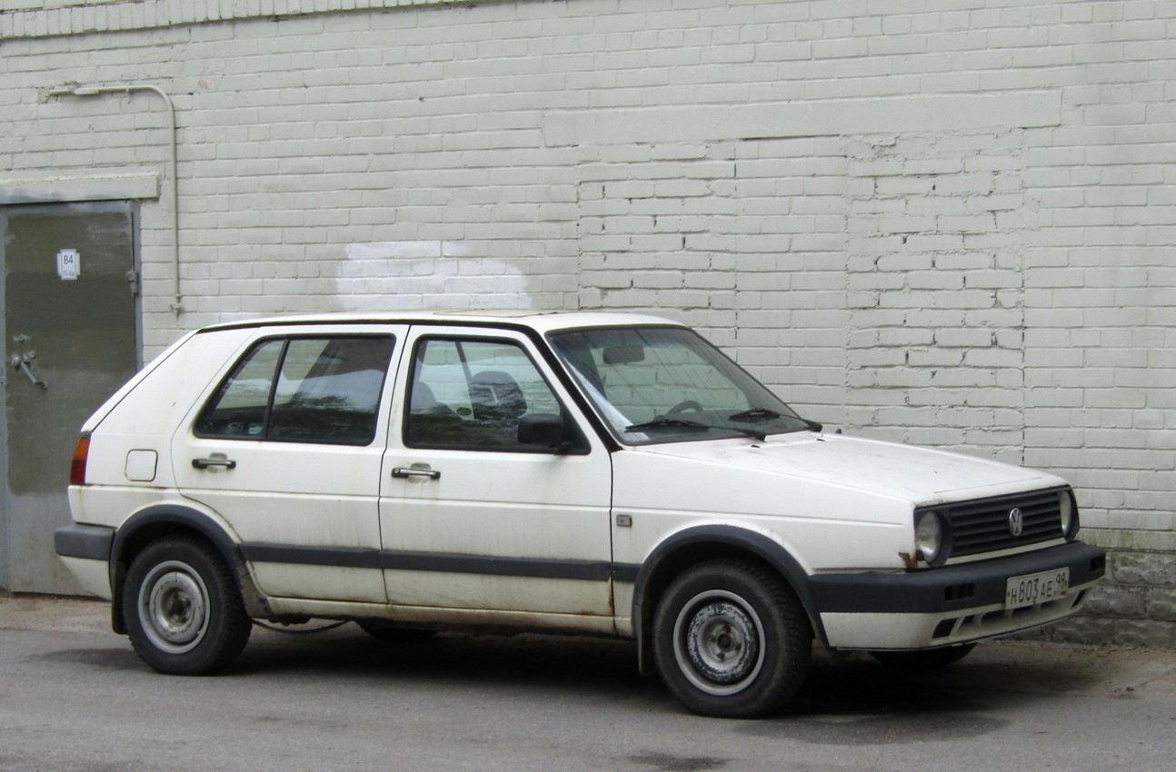 Санкт-Петербург, № Н 803 АЕ 98 — Volkswagen Golf (Typ 19) '83-92