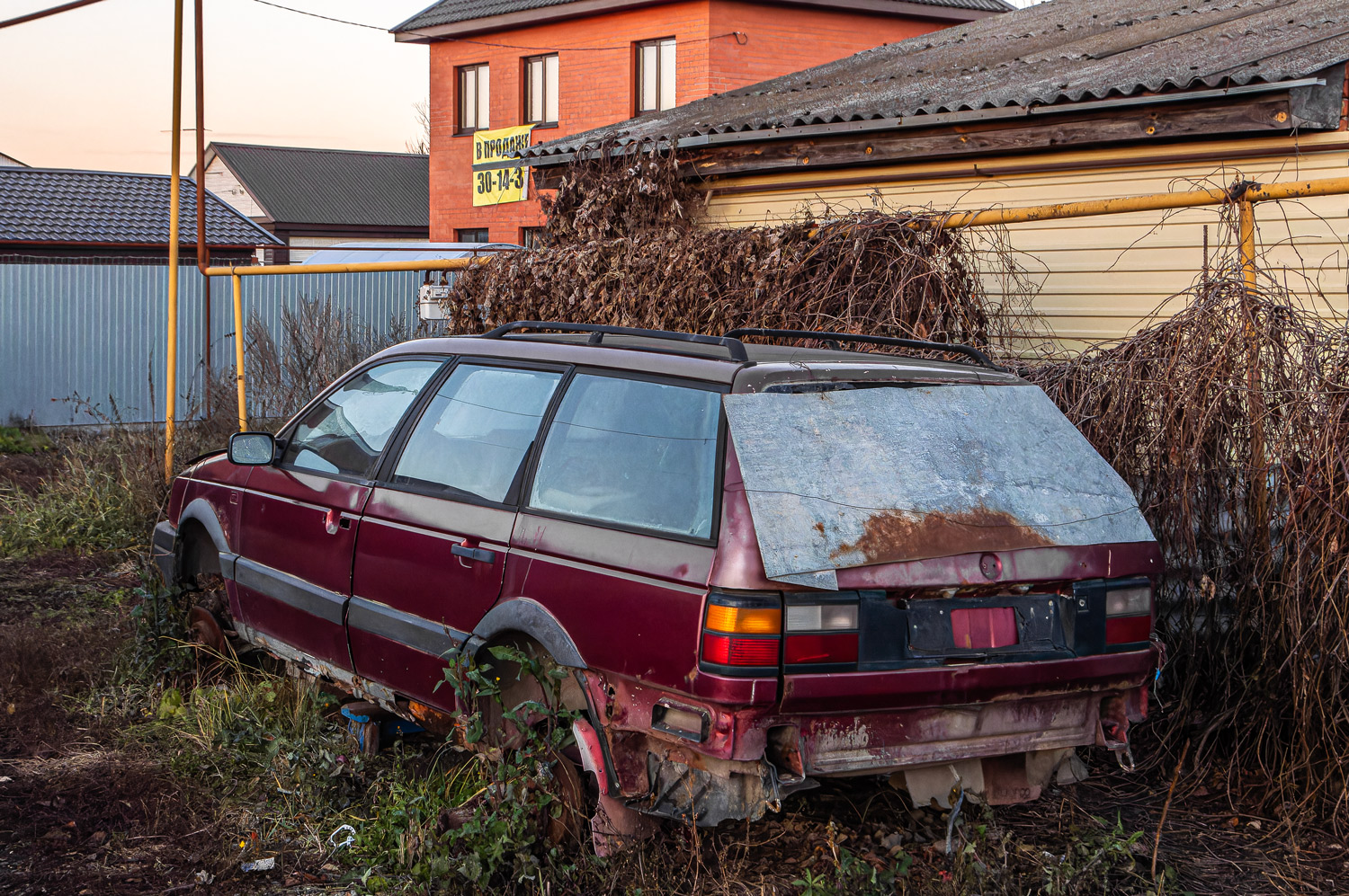 Пензенская область, № (58) Б/Н 0072 — Volkswagen Passat Variant (B3) '88-93; Транспортные средства без номеров (Пензенская область)