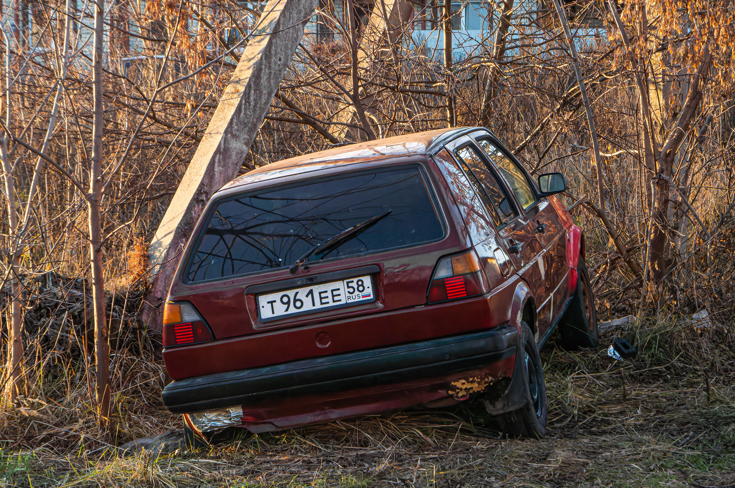Пензенская область, № Т 961 ЕЕ 58 — Volkswagen Golf (Typ 19) '83-92