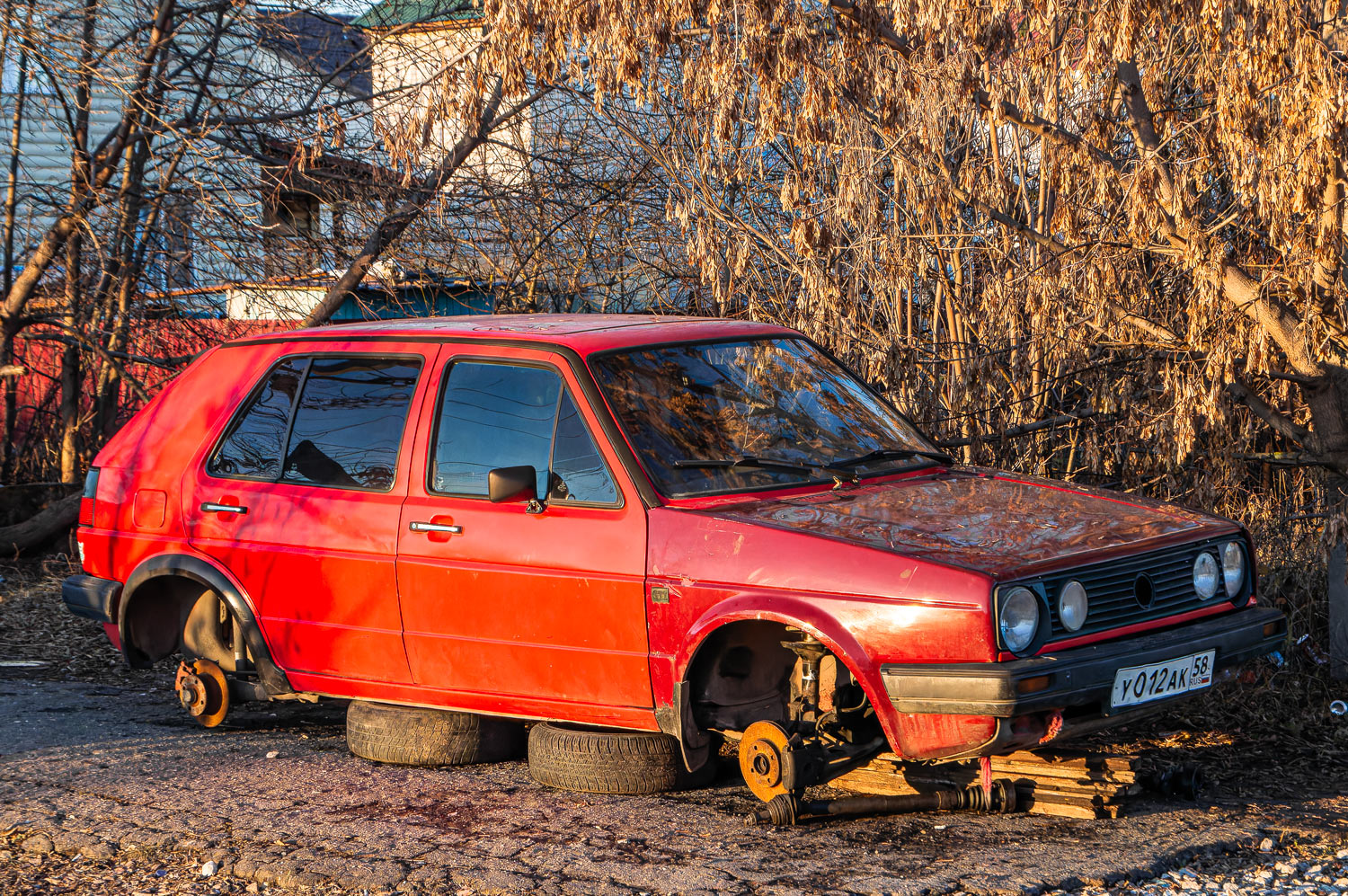 Пензенская область, № У 012 АК 58 — Volkswagen Golf (Typ 19) '83-92