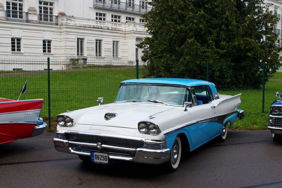 Эстония, № 08 ZSB — Ford Fairlane (2G) '57-59; Латвия — Retro Jūrmala 25