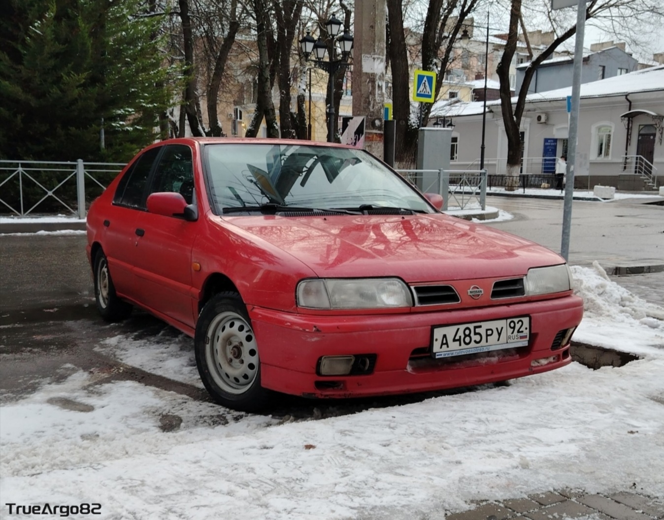 Крым, № А 485 РУ 92 — Nissan Primera (P10) '90-96