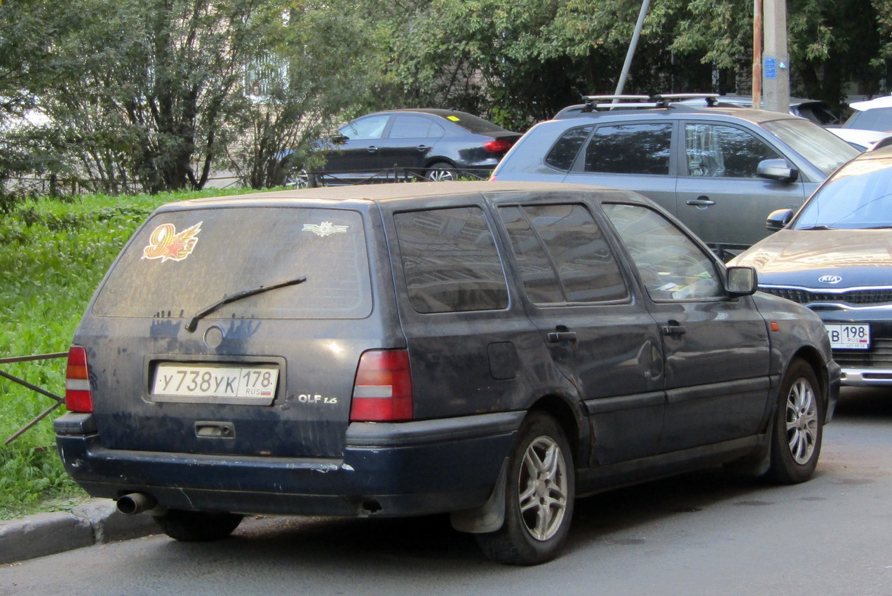 Санкт-Петербург, № У 738 УК 178 — Volkswagen Golf Variant (Typ 1H) '93-99