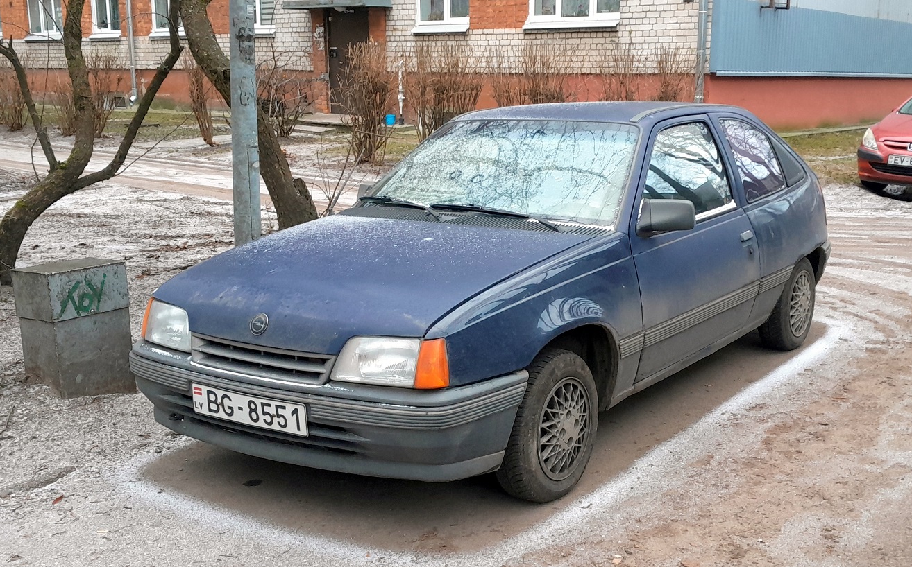 Латвия, № BG-8551 — Opel Kadett (E) '84-95