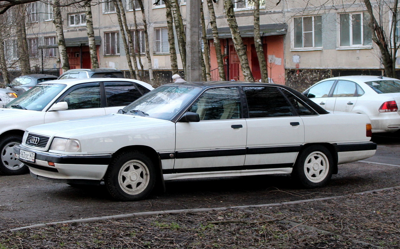 Ленинградская область, № О 963 ОС 47 — Audi 100 (C3) '82-91